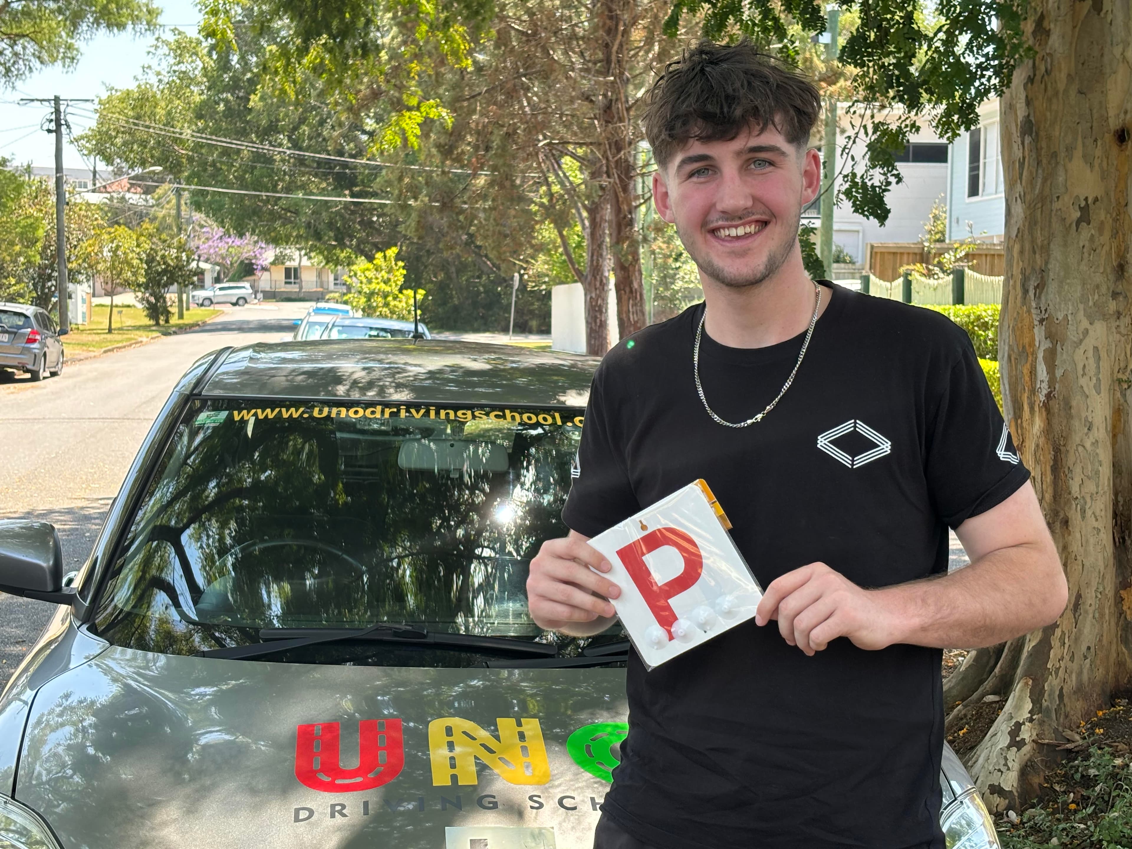 Pass student at UNO Driving School in Everton Park