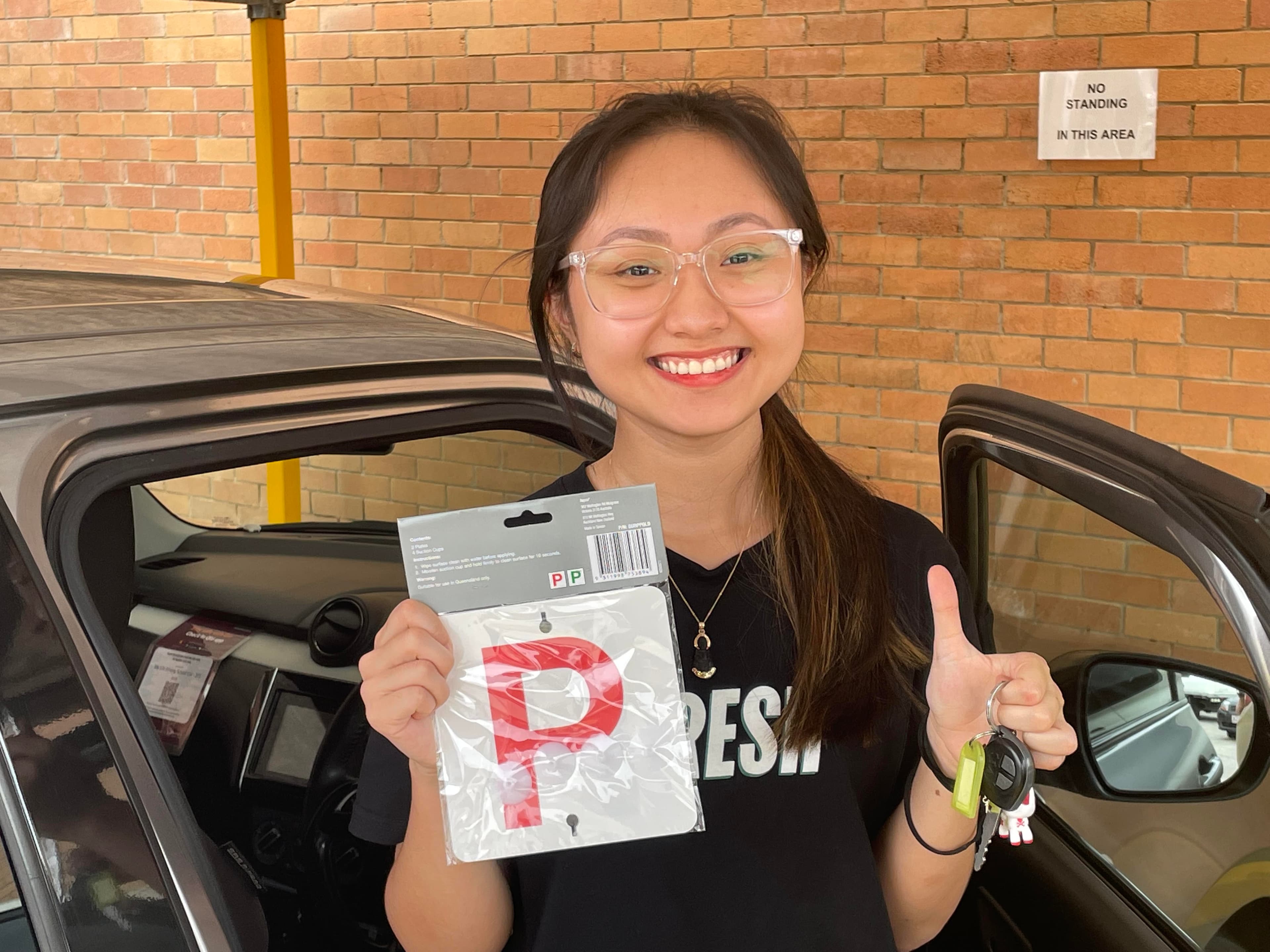 Pass student at UNO Driving School in Greenbank